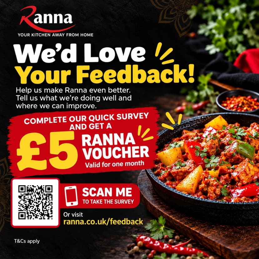 Customer Feedback Survey – Get £5 Voucher